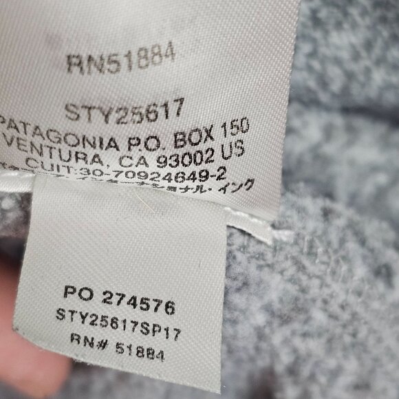 Patagonia Womens Better Sweater M 1/4 Zip Fleece Pullover Sweater Gray Cozy Warm - Picture 16 of 16